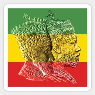 Haile Selassie Menelik Kings of Kings Ethiopia Sticker